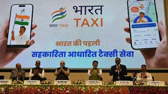 देश में टैक्सी क्रांति: अमित शाह ने लॉन्च किया ‘भारत टैक्सी’ ऐप; ओला-उबर से 30% सस्ता सफर और ड्राइवरों को 0% कमीशन का तोहफा